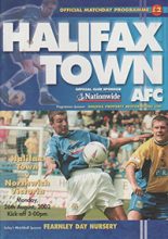 Halifax Town v Northwich Victoria 26-Aug-2002
