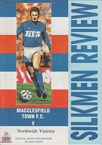 Macclesfield Town v Northwich Victoria 28-Jan-1989