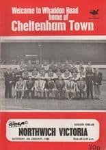 Cheltenham Town v Northwich Victoria 04-Jan-1986