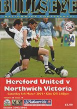 Hereford United v Northwich Victoria 06-Mar-2004