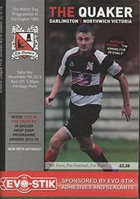 Darlington 1883 v Northwich Victoria 09-Sep-2013