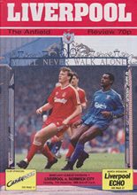 Liverpool v Norwich City 17-Dec-1988