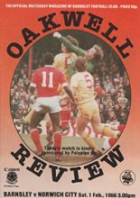 Barnsley v Norwich City 01-Feb-1986
