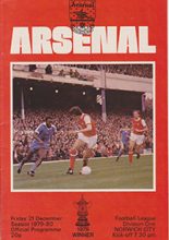 Arsenal v Norwich City 21-Dec-1979