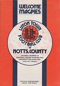 Luton Town v Notts County 10-Apr-1976