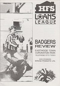 Eastwood Town v Notts County 12-Aug-1991