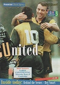 Cambridge United v Notts County 25-Apr-1998