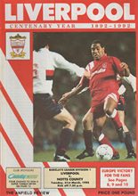 Liverpool v Notts County 31-Mar-1992