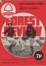 Nottingham Forest v Notts County 03-Mar-1974