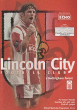 Lincoln City v Nottingham Forest 19-Jul-1997