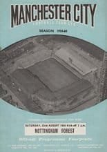 Manchester City v Nottingham Forest 22-Aug-1959