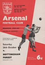 Arsenal v Nottingham Forest 26-Oct-1963