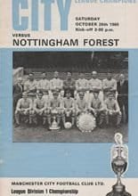 Manchester City v Nottingham Forest 26-Oct-1968