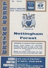 Leeds United v Nottingham Forest 30-Apr-1969