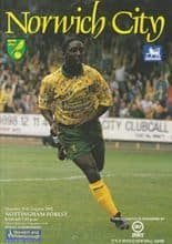 Norwich City v Nottingham Forest 31-Aug-1992
