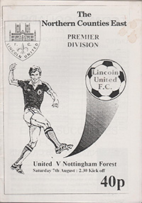 Lincoln United v Nottingham Forest 07-Aug-1983