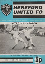 Hereford United v Nuneaton Borough 09-Mar-1972