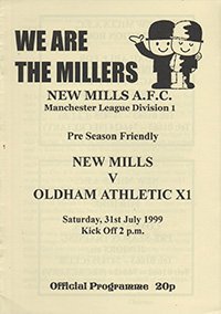 New Mills v Oldham Athletic XI 31-Jul-1999