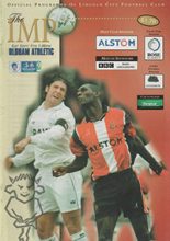 Lincoln City v Oldham Athletic 05-Sep-1998