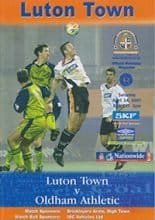 Luton Town v Oldham Athletic 14-Apr-2001
