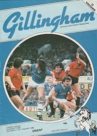 Gillingham v Leyton Orient 12-Jan-1985