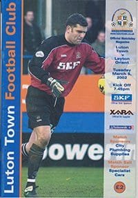 Luton Town v Leyton Orient 05-Mar-2002