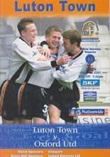 Luton Town v Oxford United 10-Apr-2001