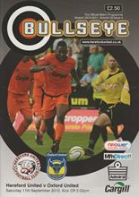 Hereford United v Oxford United 11-Sep-2010