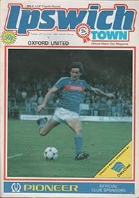 Ipswich Town v Oxford United 20-Nov-1984