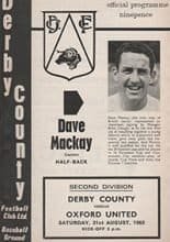 Derby County v Oxford United 31-Aug-1968
