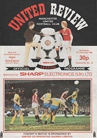Manchester United v Oxford United 07-Dec-1983