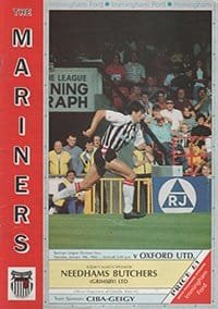 Grimsby Town v Oxford United 11-Jan-1992