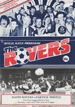 Raith Rovers v Partick Thistle 02-Apr-1988