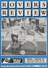 Raith Rovers v Partick Thistle 04-Nov-1989
