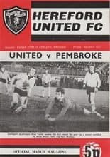 Hereford United v Pembroke 03-Jan-1973