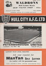 Hull City v Peterborough United 17-May-1966