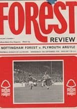 Nottingham Forest v Plymouth Argyle 10-Sep-1975