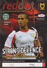 Milton Keynes Dons v Plymouth Argyle 18-Jan-2011