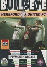 Hereford United v Plymouth Argyle 27-Jan-1996