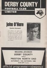 Derby County v Preston North End 12-Oct-1968