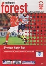 Nottingham Forest v Preston North End 17-Nov-2001