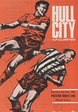 Hull City v Preston North End 24-Feb-1968