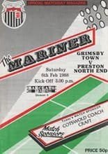 Grimsby Town v Preston North End 06-Feb-1988