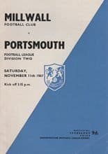 Millwall v Portsmouth 11-Nov-1967