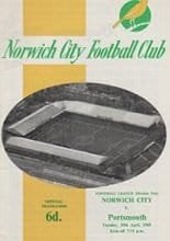 Norwich City v Portsmouth 20-Apr-1965