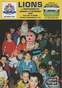 Millwall v Portsmouth 27-Dec-1993