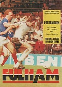 Fulham v Portsmouth 31-Oct-1981