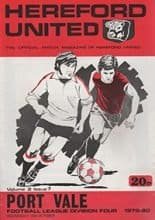 Hereford United v Port Vale 10-Oct-1979