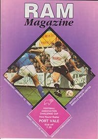 Derby County v Port Vale 10-Jan-1990