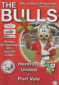 Hereford United v Port Vale 26-Dec-2011